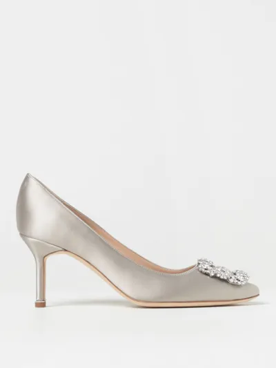 Manolo Blahnik Court Shoes  Woman In Grey