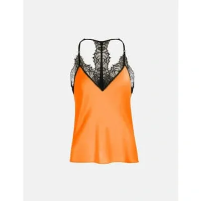 Essentiel Antwerp Orange Escale Camisole Top