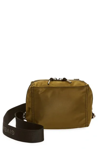 Givenchy Small Pandora Canvas Bag In Khaki