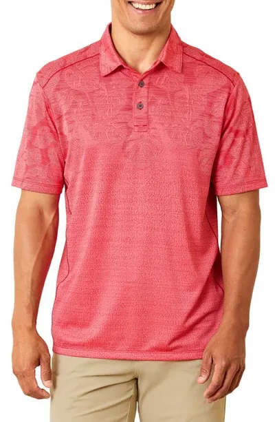 Tommy Bahama Palm Coast Tropic Fade Polo Shirt In Pink