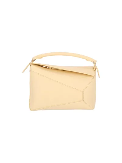 Loewe Small Crossbody Bag "puzzle" In Yellow