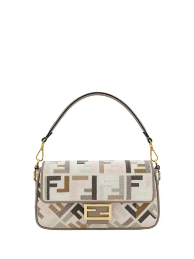 Fendi Baguette Shoulder Bag In Grez/mlc/tort/ovib