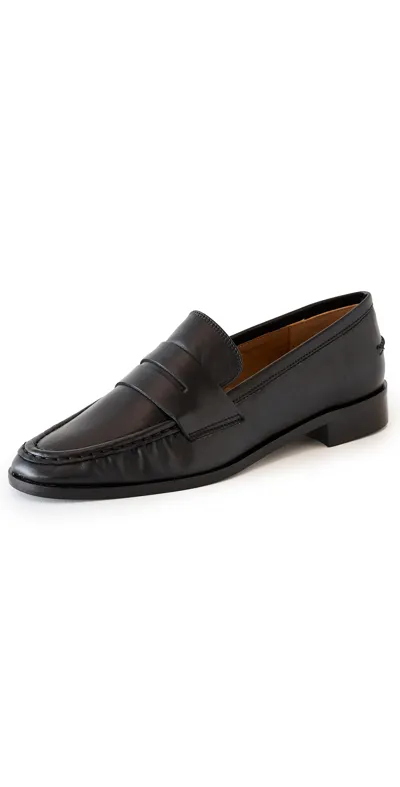 Atp Atelier Airola Black Nappa Flats