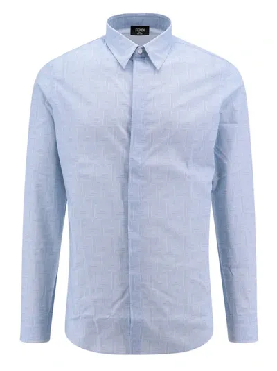 Fendi Shirt In Blue