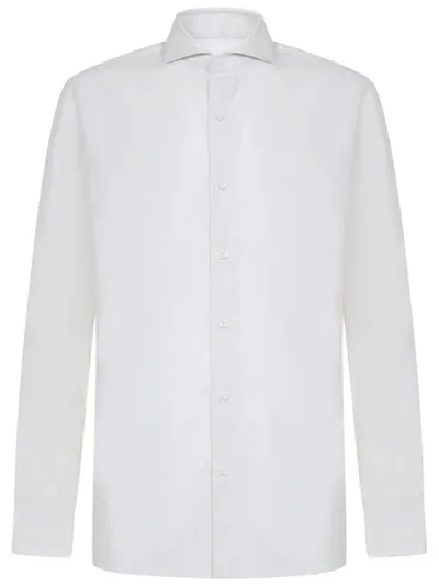 Luigi Borrelli Semi-slim Flit Shirt In White