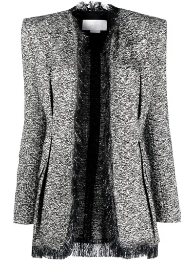 Genny Jacke Mit Fransen In Grey