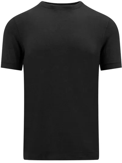 Giorgio Armani Black Viscose T-shirt