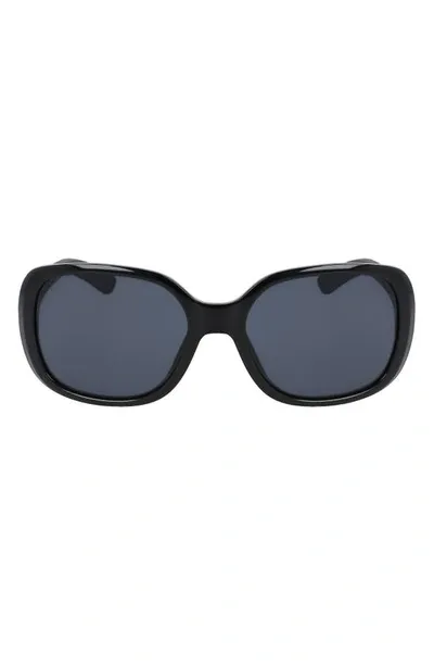 Nike Audacious 135mm Square Sunglasses In Black