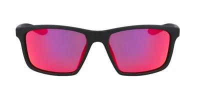 Nike Valiant Square Frame Sunglasses In Black