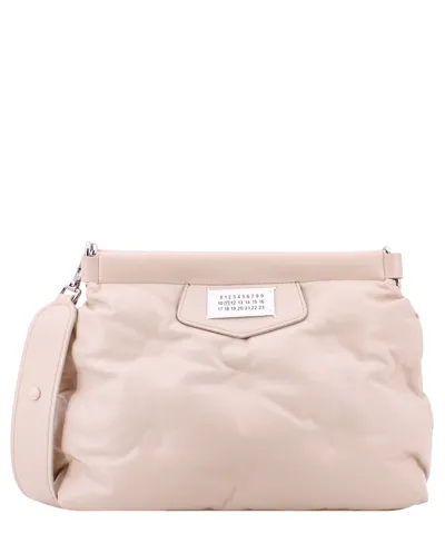 Maison Margiela Glam Slam Quilted Shoulder Bag In Beige