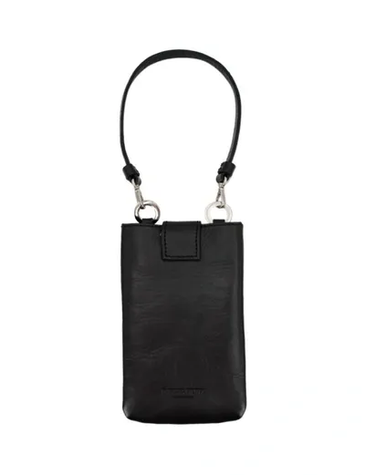 Fabiana Filippi Calf-leather Crossbody Bag In Black