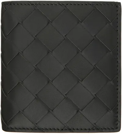 Bottega Veneta Green Slim Bi-fold Wallet In B. Dark Green/mud