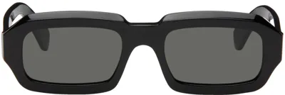 Retrosuperfuture Logo-print Sunglasses In Black