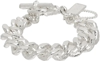 Pearls Before Swine Silver Spliced Link Bracelet In .925 Silver