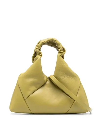 Reco Mini Didi Leather Shoulder Bag In Green