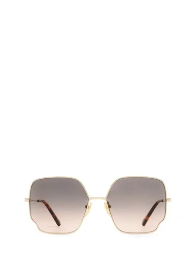 Chloé Unisex Sunglass Ch0092s In Gold