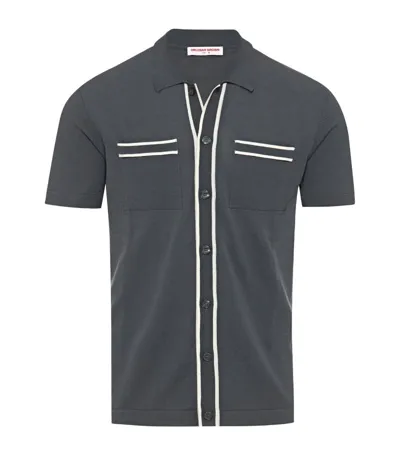 Orlebar Brown Keeling Shirt In Gray