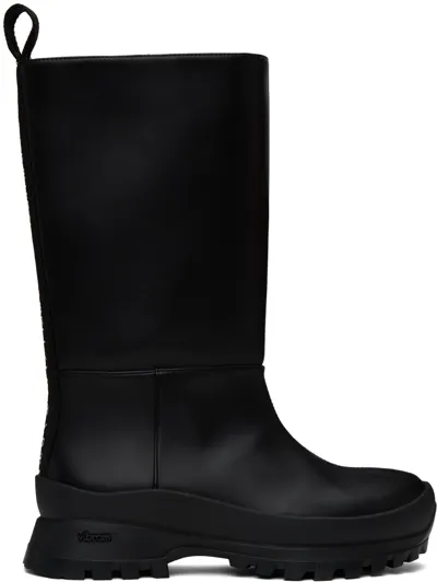 Stella Mccartney Black Trace Tubo Boots In 1000 Black