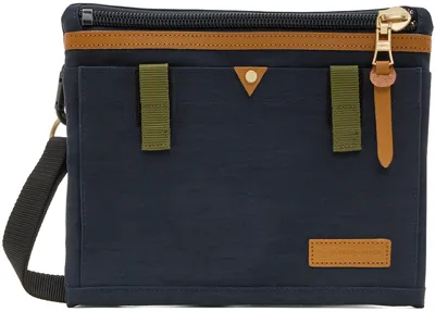 Master-piece Navy Link Bag In Blue