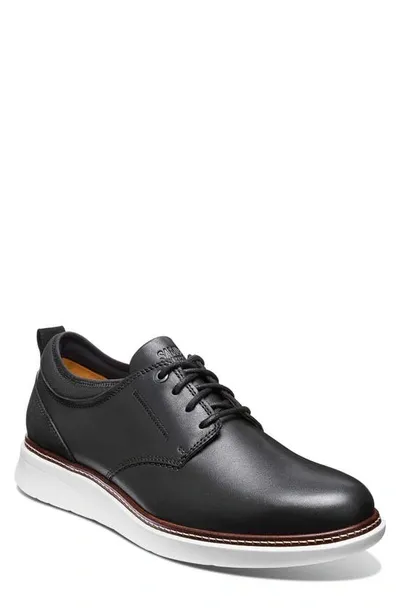 Samuel Hubbard Rafael Plain Toe Derby In Black Leather