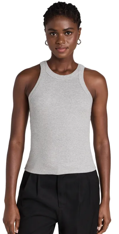 Reformation Tasha Tank In Heather Grey