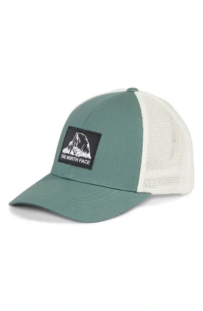 The North Face Truckee Fitted Trucker Hat In Dark Sage