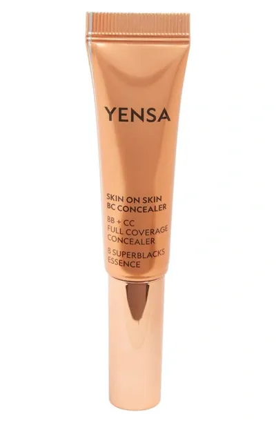 Yensa Skin On Skin Bb + Cc Full Coverage Hyaluronic Serum Concealer In Deep Warm