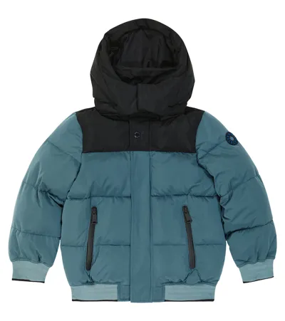 Scotch & Soda Kids' Puffer Jacket In Blue