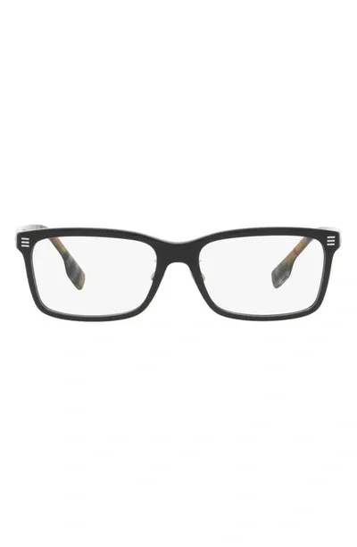 Burberry Foster Demo Rectangular Mens Eyeglasses Be2352 3001 54 In Black