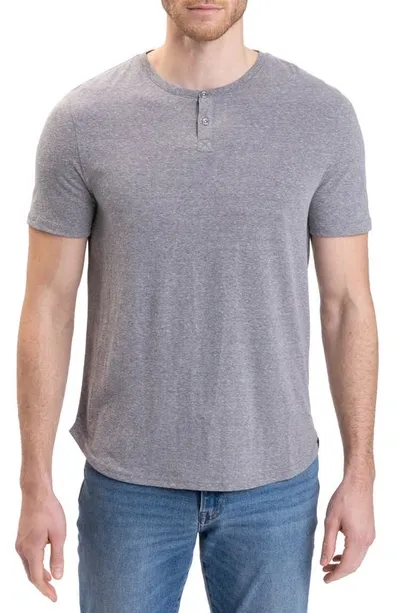 Threads 4 Thought Baseline Slub Henley In Heather Grey