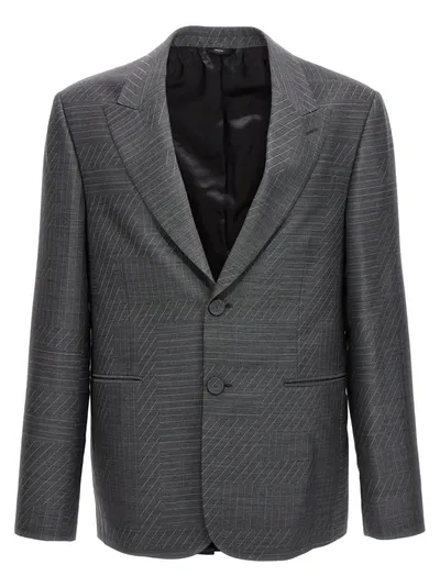 Fendi Shadow Jackets Gray