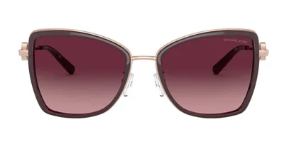 Michael Kors Butterfly Frame Sunglasses In Black