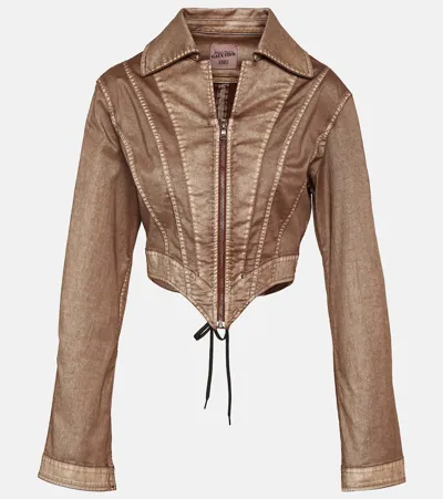 Jean Paul Gaultier Brown Knwls Edition Jacket