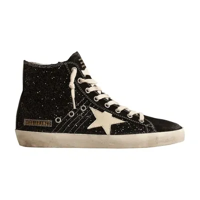 Golden Goose Women's Francy Glitter High Top Sneakers In Black_ivory