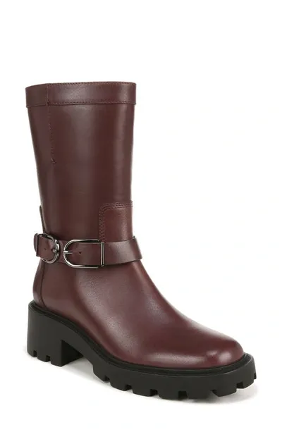 Franco Sarto Elle Lug Boot In Castagno