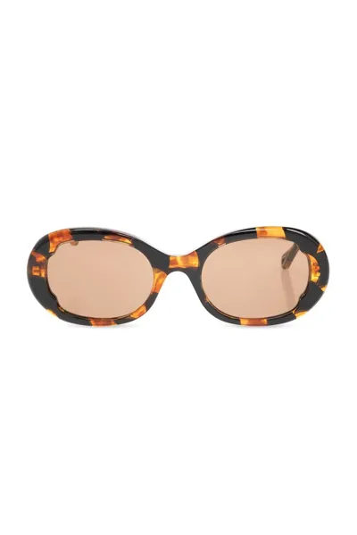 Chloé Eyewear Round Framed Sunglasses In Multi