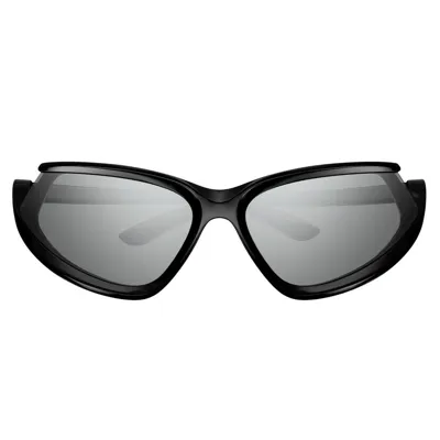 Balenciaga Eyewear Side Xpander Cat In Black