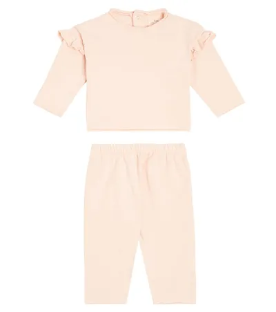 Il Gufo Baby Set Aus Top Und Leggings In Pink