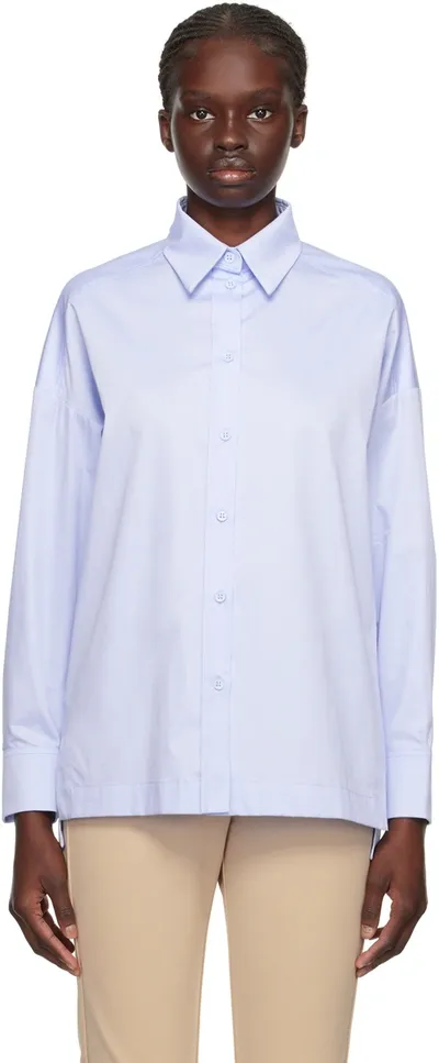 Max Mara Blue Keras Shirt In 011 Celeste