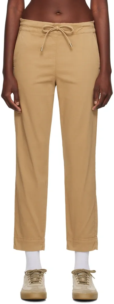 Max Mara Tan Terreno Lounge Pants In 006 Camel