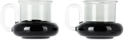 Tom Dixon Black Bump Tea Cup Set