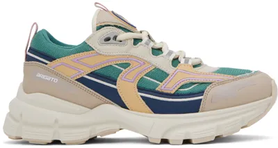 Axel Arigato Green & Beige Marathon R-trail Sneakers In Pink