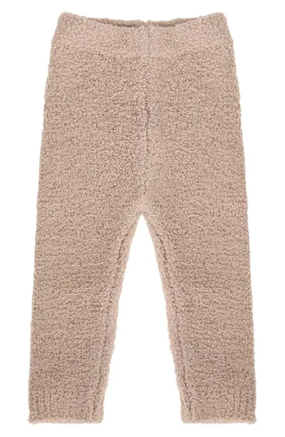 7 A.m. Enfant Babies' Fuzzy Recycled Polyester Leggings In Pecan