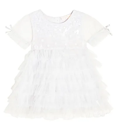 Tutu Du Monde Baby Twinkling Tutu Tulle Dress In Glimmer Blue