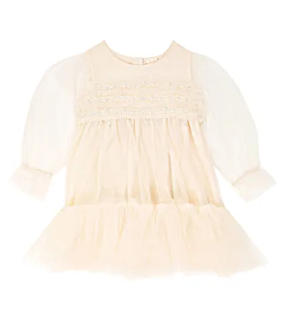 Tutu Du Monde Baby Neva Tulle Dress In White