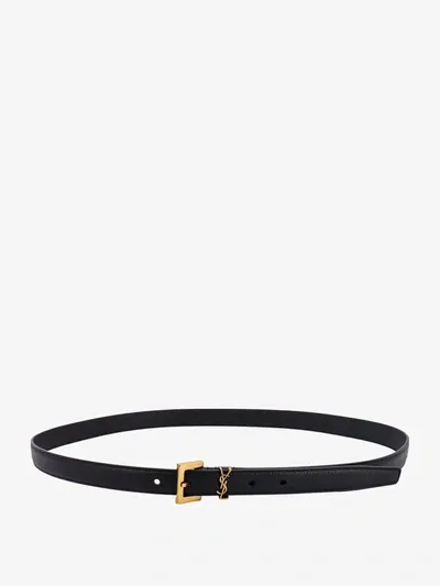 Saint Laurent Belt In Black