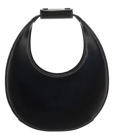 Staud Moon Mini Hobo Bag In Black