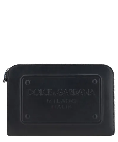 Dolce & Gabbana Pouch In Nero