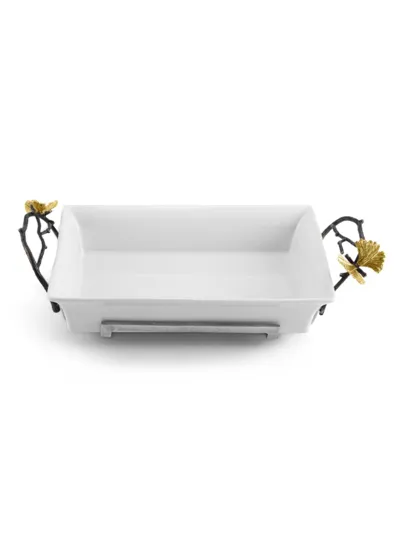 Michael Aram Butterfly Ginkgo 2-quart Casserole Dish