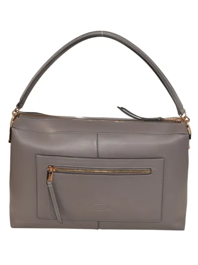 Tod's Multi-pocket Top Zip Tote In B400